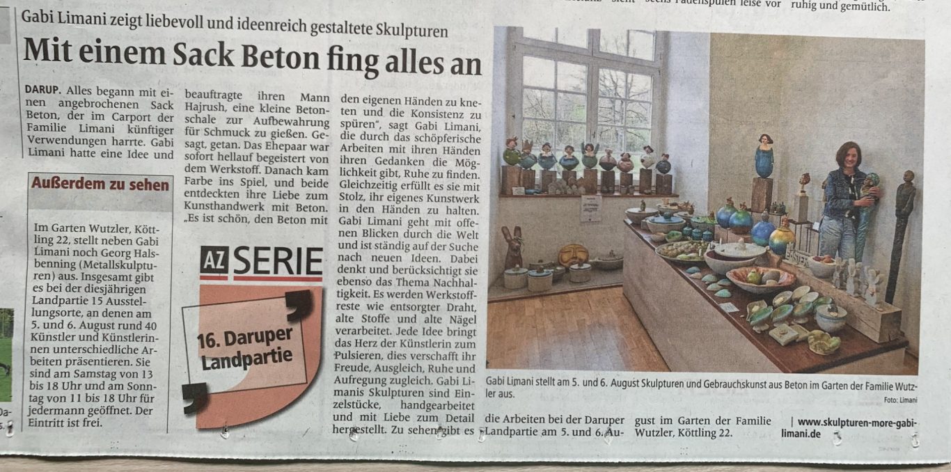 Mit einem Sack Beton fing alles an